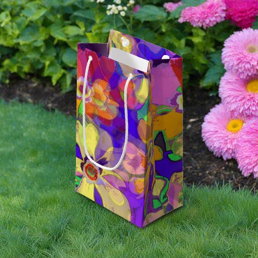 アートポップ・アートのの花 スモールペーパーバッグ