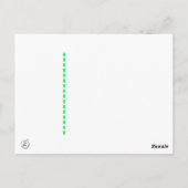 アートポップ・アートのはがき ポストカード (裏面)