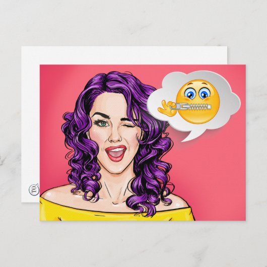 アートポップ・アートのはがき ポストカード (正面/裏面)