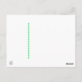 アートポップ・アートのはがき ポストカード (裏面)