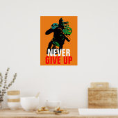 アートポップ・アートのは成功与えのサッカーを決して ポスター (キッチン)