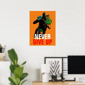 アートポップ・アートのは成功与えのサッカーを決して ポスター (ホームオフィス)