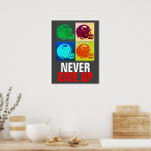 アートポップ・アートのは成功与えのサッカーを決して ポスター (キッチン)