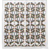 アートポップ・アートのアイスランドホース シャワーカーテン (正面)