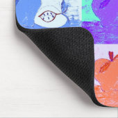 アートポップ・アートのアップル マウスパッド (コーナー)