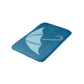 アートポップ・アートのアンブレラブルー バスマット (アングル)