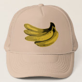 アートポップ・アートのイエローバナナグラフィック キャップ (正面)