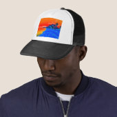 アートポップ・アートのエキゾチックビーチパームツリーズ キャップ (インサイチュ)