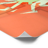 アートポップ・アートのカニキュービズムのポスター ポスター (角)