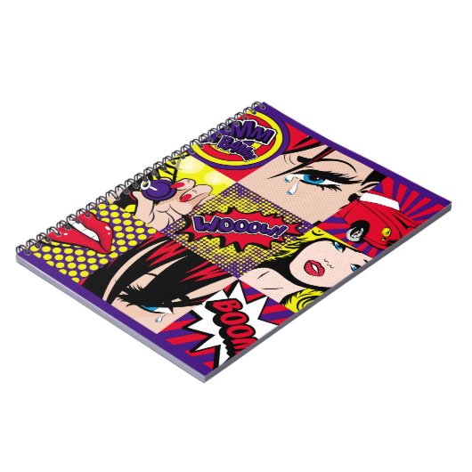 アートポップ・アートのカードイラストレーポップ・アートのションアート,美しい,漫画,d ノートブック (左側)