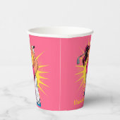 アートポップ・アートのガールゴルファー誕生日パーティー 紙コップ (右)