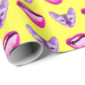 アートポップ・アートのキャッツラッピング紙 ラッピングペーパー (ロールコーナー)