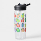 アートポップ・アートのギニピグパターン ウォーターボトル (左面)