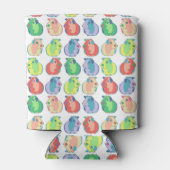 アートポップ・アートのギニピグパターン 缶クーラー (裏面)