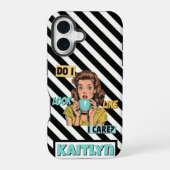 アートポップ・アートのクリスマスギフト取引所 iPhone 16ケース (裏面)