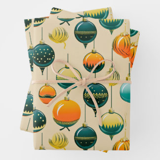 アートポップ・アートのクリスマスボードラッピング紙 ラッピングペーパーシート