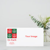 アートポップ・アートのクリスマス平和 シーズンカード (スタンド正面)