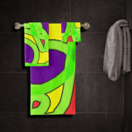 アートポップ・アートのグラフィティ バスタオルセット