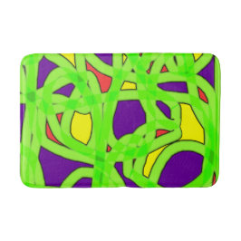 アートポップ・アートのグラフィティ バスマット