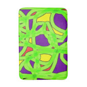 アートポップ・アートのグラフィティ バスマット (正面縦)