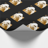 アートポップ・アートのゴリラスタイリッシュクリスマス包装紙 ラッピングペーパー (角)