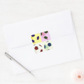 アートポップ・アートのサッカーボール スクエアシール (封筒)