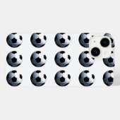 アートポップ・アートのサッカーボール Case-Mate iPhoneケース (裏面 (横))
