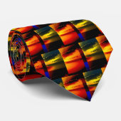 アートポップ・アートのサンセット ネクタイ (ロール)