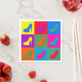 アートポップ・アートのシューズ スタンダードカクテルナプキン (インサイチュ)