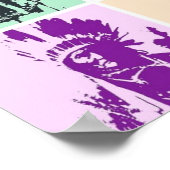 アートポップ・アートのジェロニモのポスター – Freedom Warriorインディアン ポスター (角)