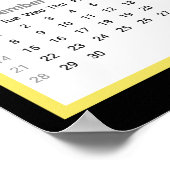 アートポップ・アートのスカルやる気を起こさせる引用文2025カレンダー ポスター (角)