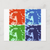 アートポップ・アートのスタイルの自由の女神ニューヨーク ポストカード (正面)