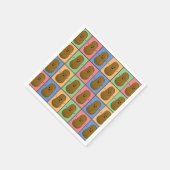 アートポップ・アートのスタイルポテト スタンダードカクテルナプキン (角)