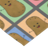 アートポップ・アートのスタイルポテト テーブルクロス (アングル)