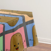 アートポップ・アートのスタイルポテト テーブルクロス (インサイチュ)