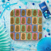 アートポップ・アートのスタイルポテト ペーパープレート (パーティー)