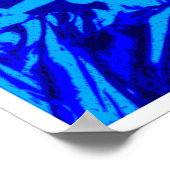 アートポップ・アートのスタイル自由の四色像 ポスター (角)