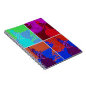 アートポップ・アートのスタイル自由の女神 ノートブック (右側)