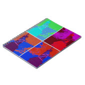 アートポップ・アートのスタイル自由の女神 ノートブック (左側)