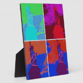 アートポップ・アートのスタイル自由の女神 フォトプラーク (側面)