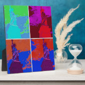 アートポップ・アートのスタイル自由の女神 フォトプラーク (側面)