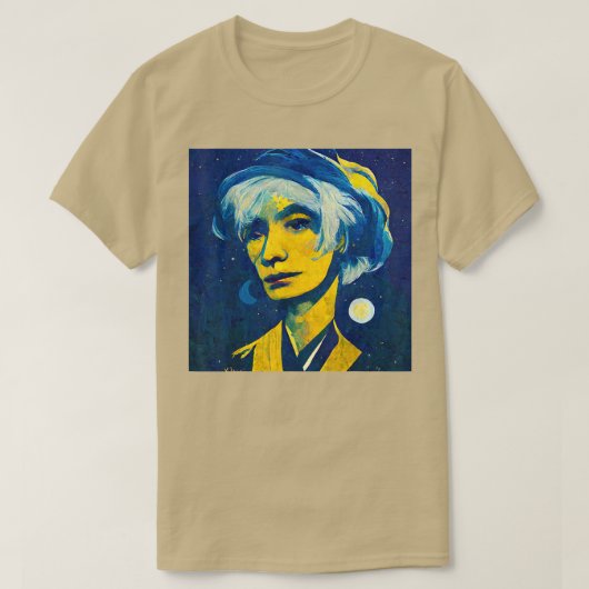 アートポップ・アートのスターリーナイトアンディTシャツ Tシャツ (デザイン正面)