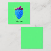 アートポップ・アートのストロベリーブルー エンクロージャーカード (正面/裏面)