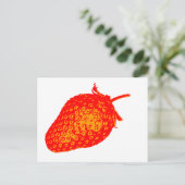 アートポップ・アートのストロベリー ポストカード (スタンド正面)