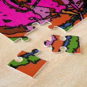 アートポップ・アートのスニーカー ジグソーパズル (側面)