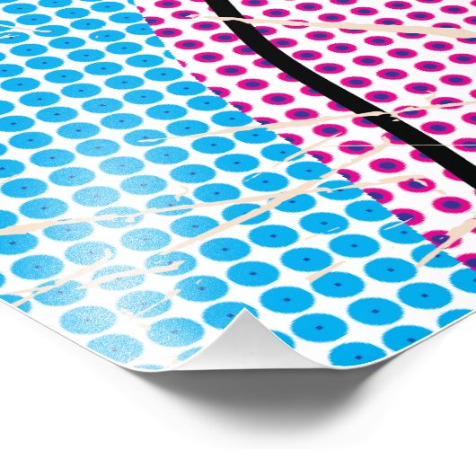 アートポップ・アートのス図解入りの、写真付きのペインの地図 フォトプリント (角)