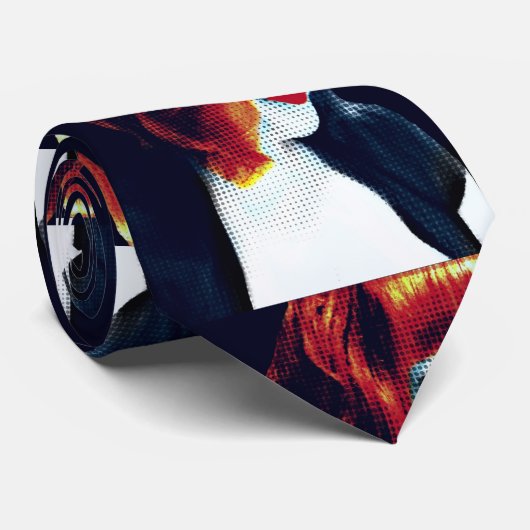 アートポップ・アートのセルフポートレート ネクタイ (ロール)