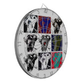 アートポップ・アートのゾウ ダーツボード (正面左)