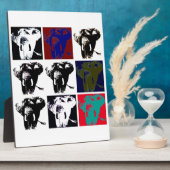 アートポップ・アートのゾウ フォトプラーク (側面)