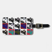 アートポップ・アートのゾウ ラゲッジタグ (正面横)